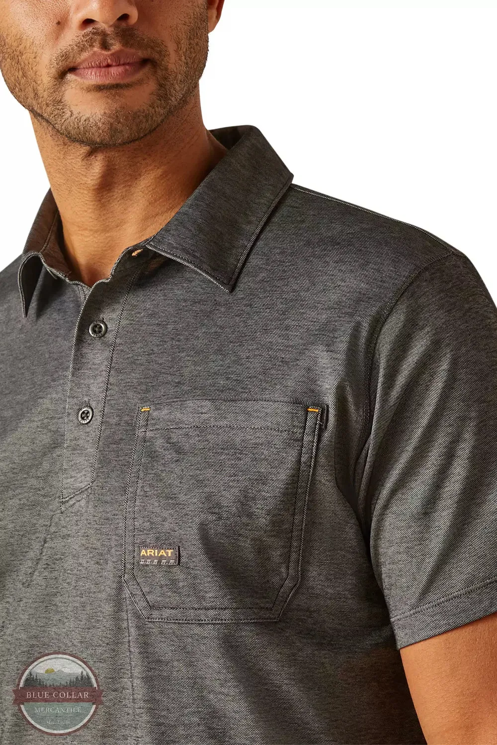 10048617 Rebar Foreman Short Sleeve Polo Shirt