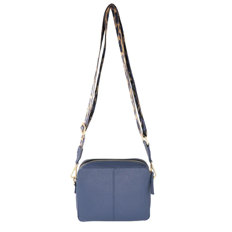 1028 Leather Crossbody Bag | Navy