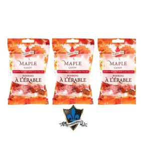 3 Bags of  90G Pure Canadian Maple Candy