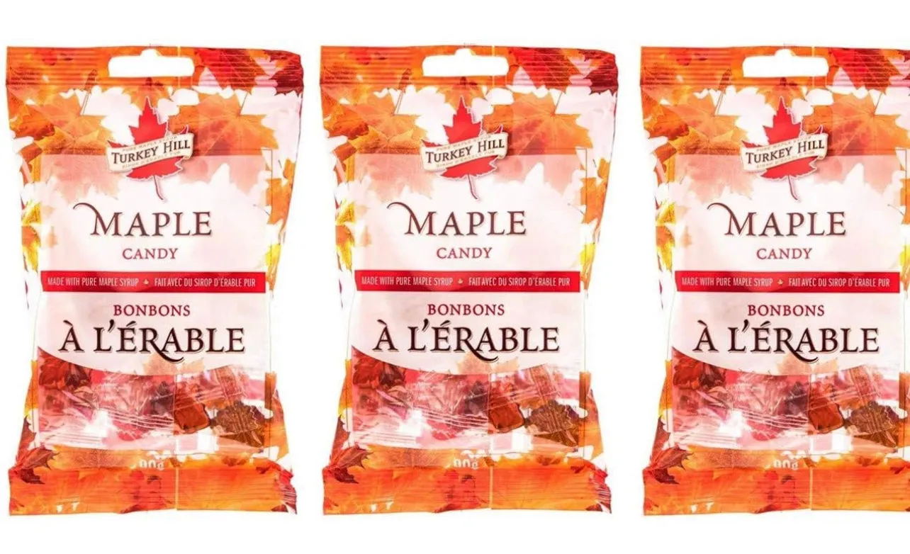 3 Bags of  90G Pure Canadian Maple Candy