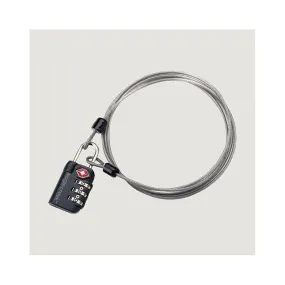 3-Dial TSA Lock & Cable