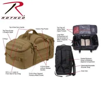 3-In-1 Convertible Mission Bag - OD Green