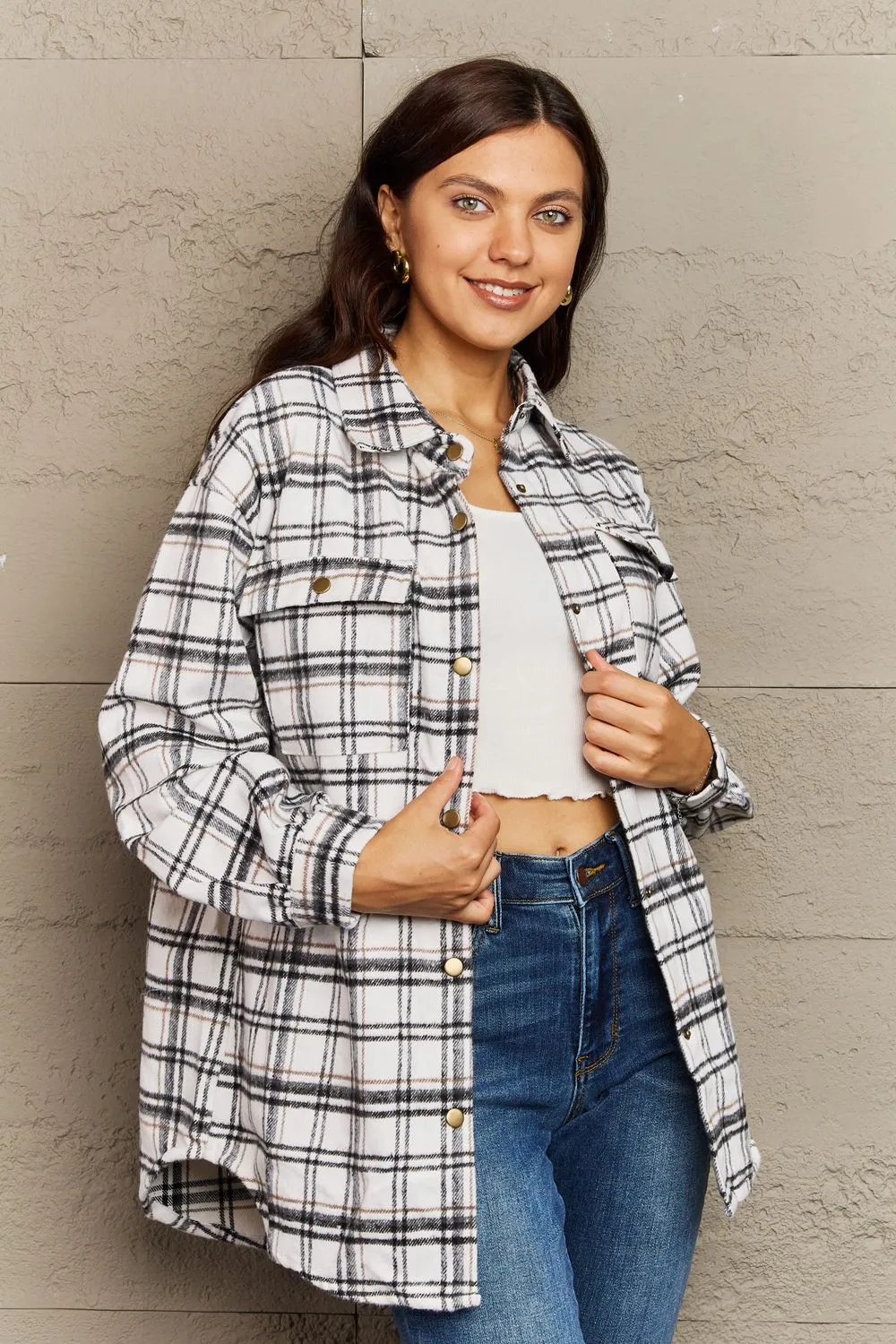 8 Cozy Plaid Shackets ( S - 3X )