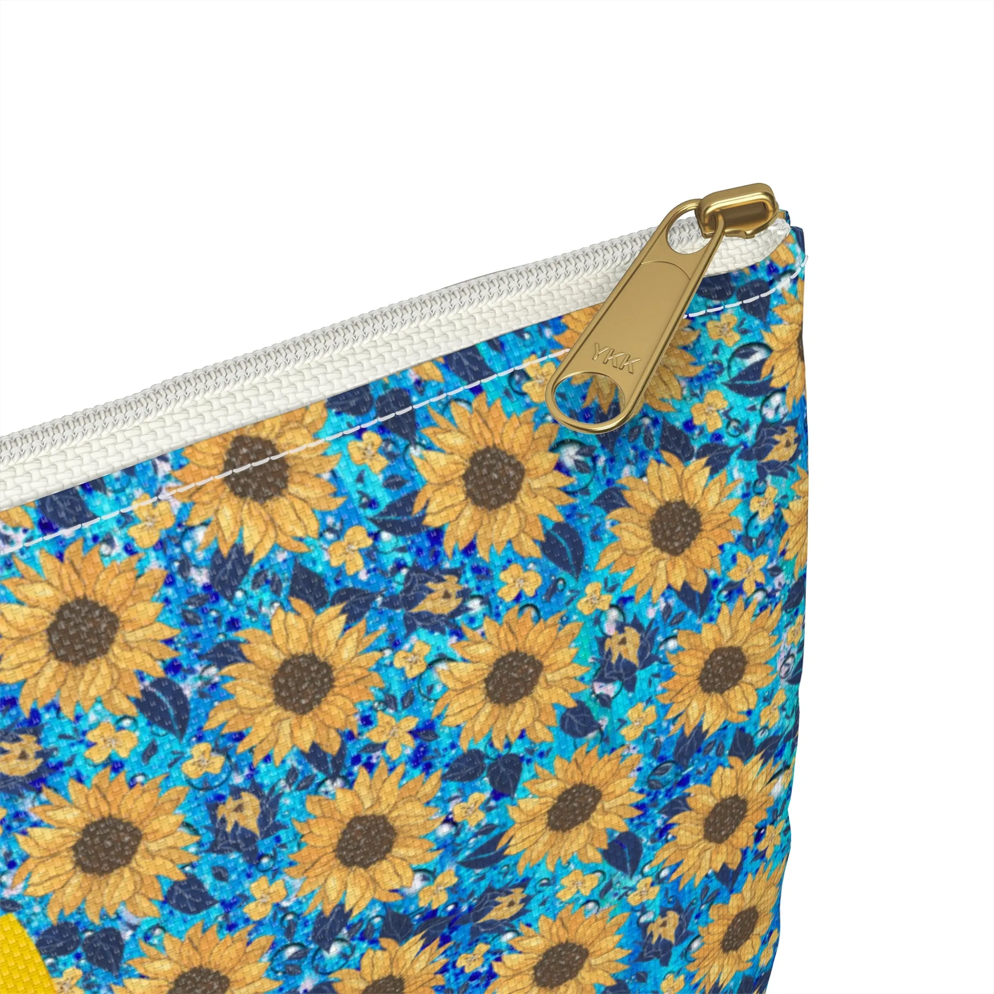 Affirmation Sunflower Accessory Pouch