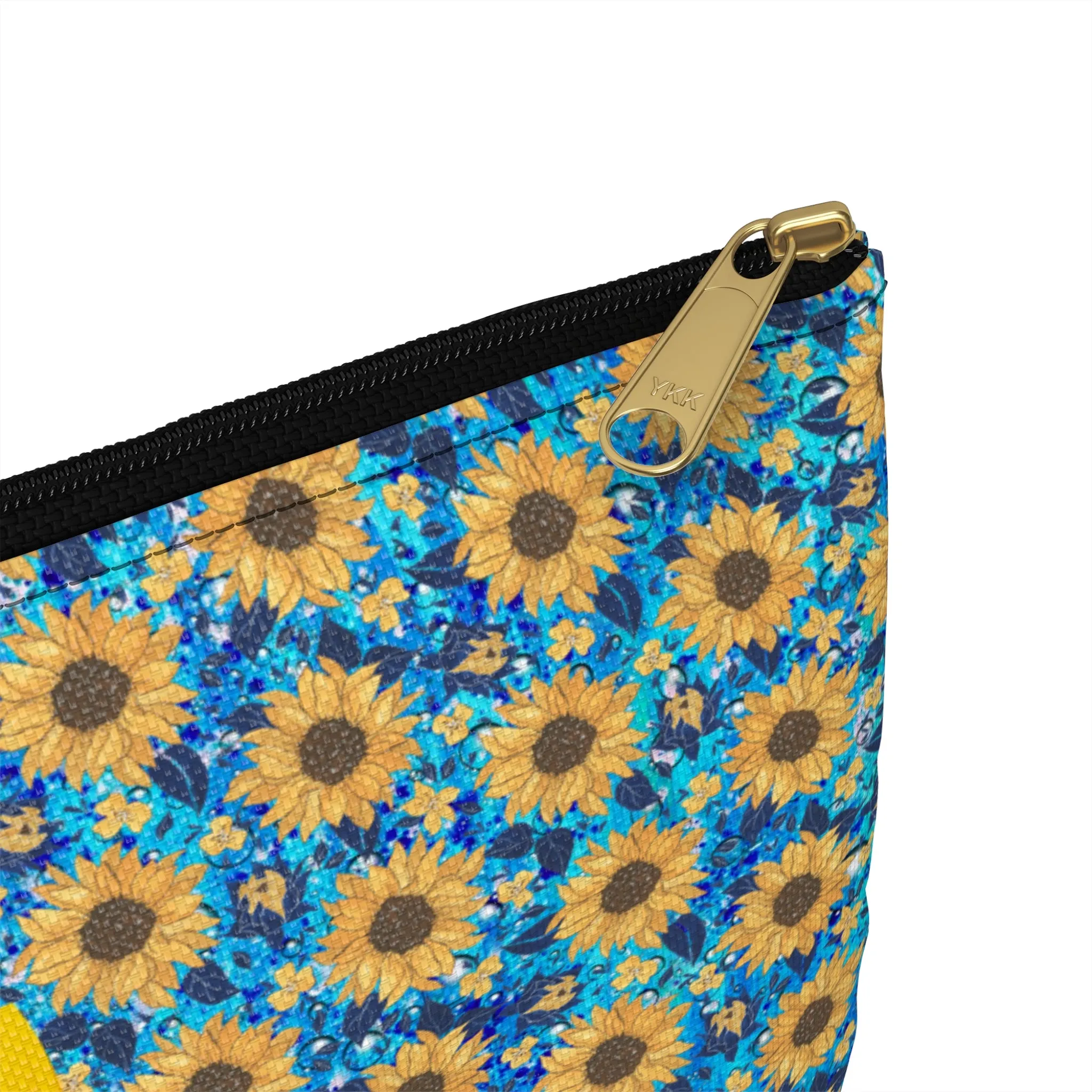 Affirmation Sunflower Accessory Pouch