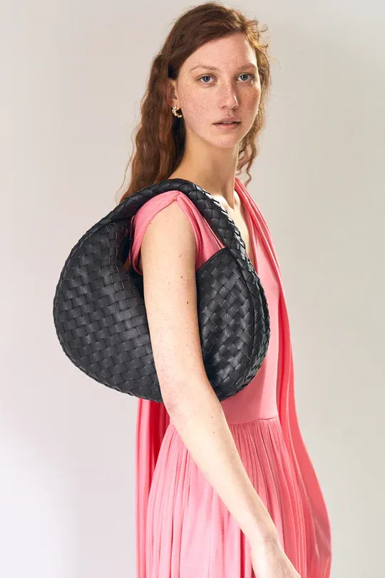 ALEO LALUNA SHOULDER BAG IN PUMICE