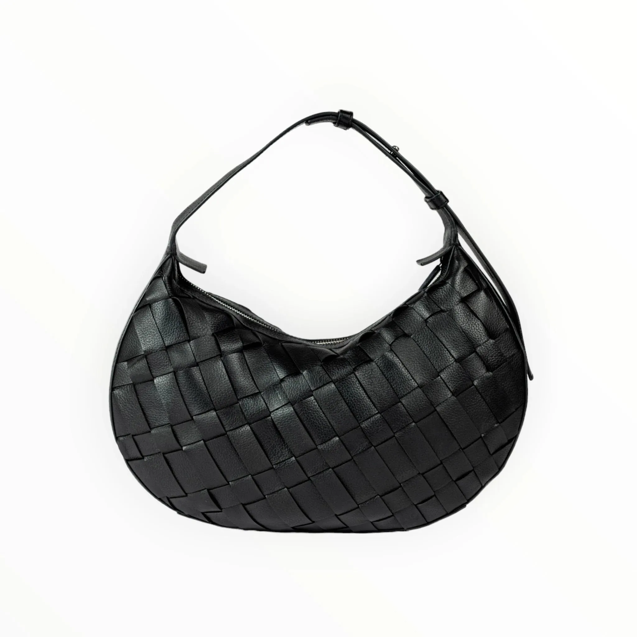 ALEO SIENNA LEATHER BAG BLACK