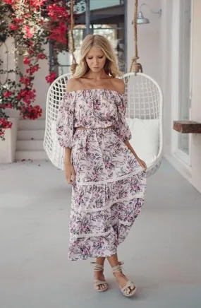 Anastasia Print Top & Skirt Set