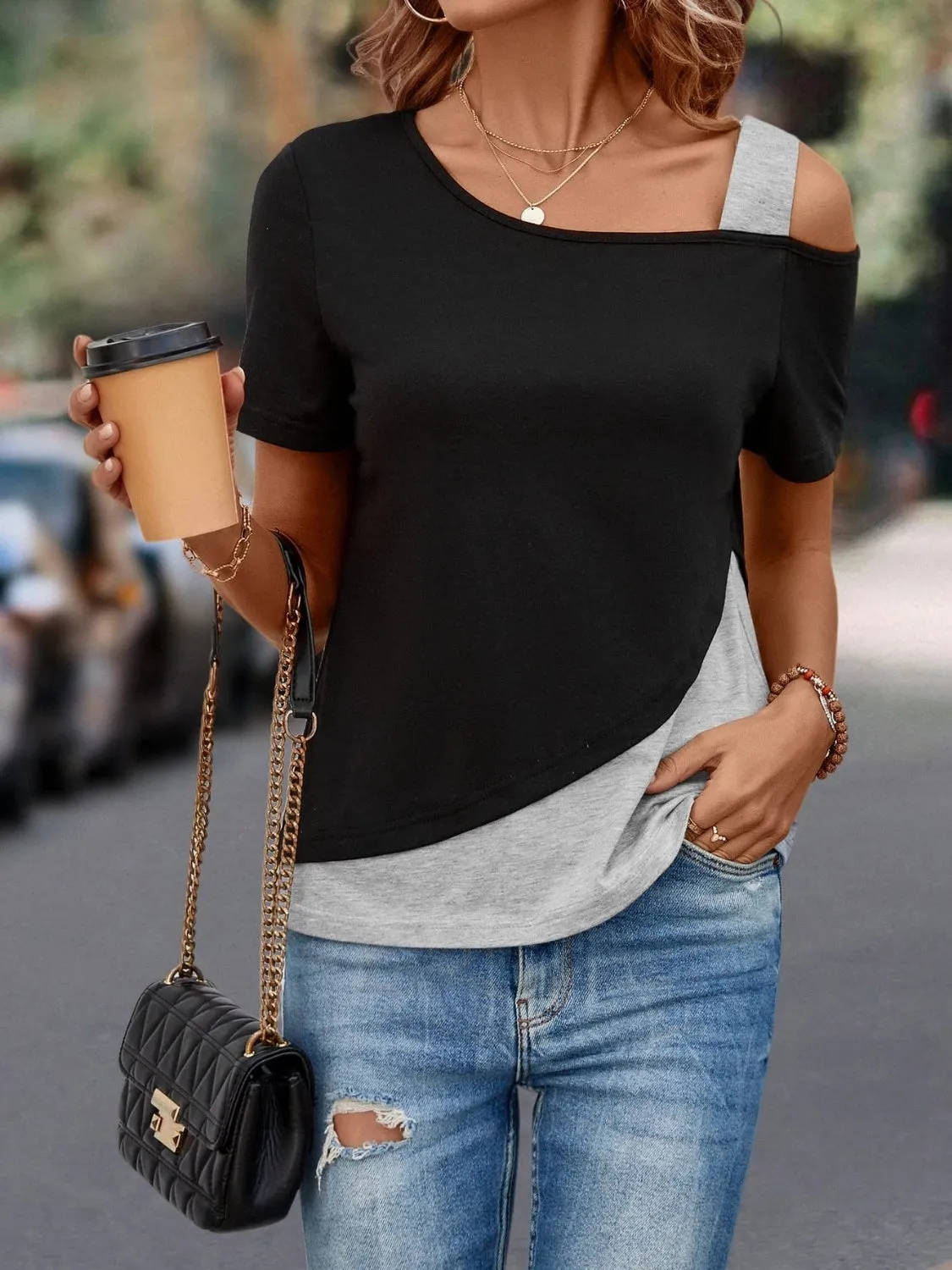 Basic Instincts Off Shoulder Top