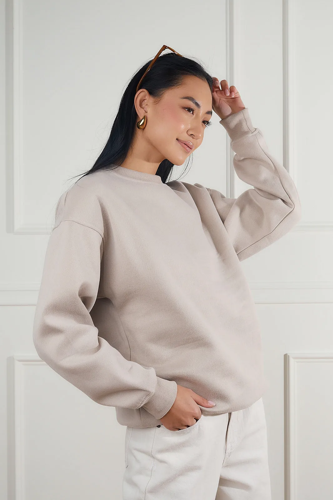 Be Kind Taupe Sweatshirt