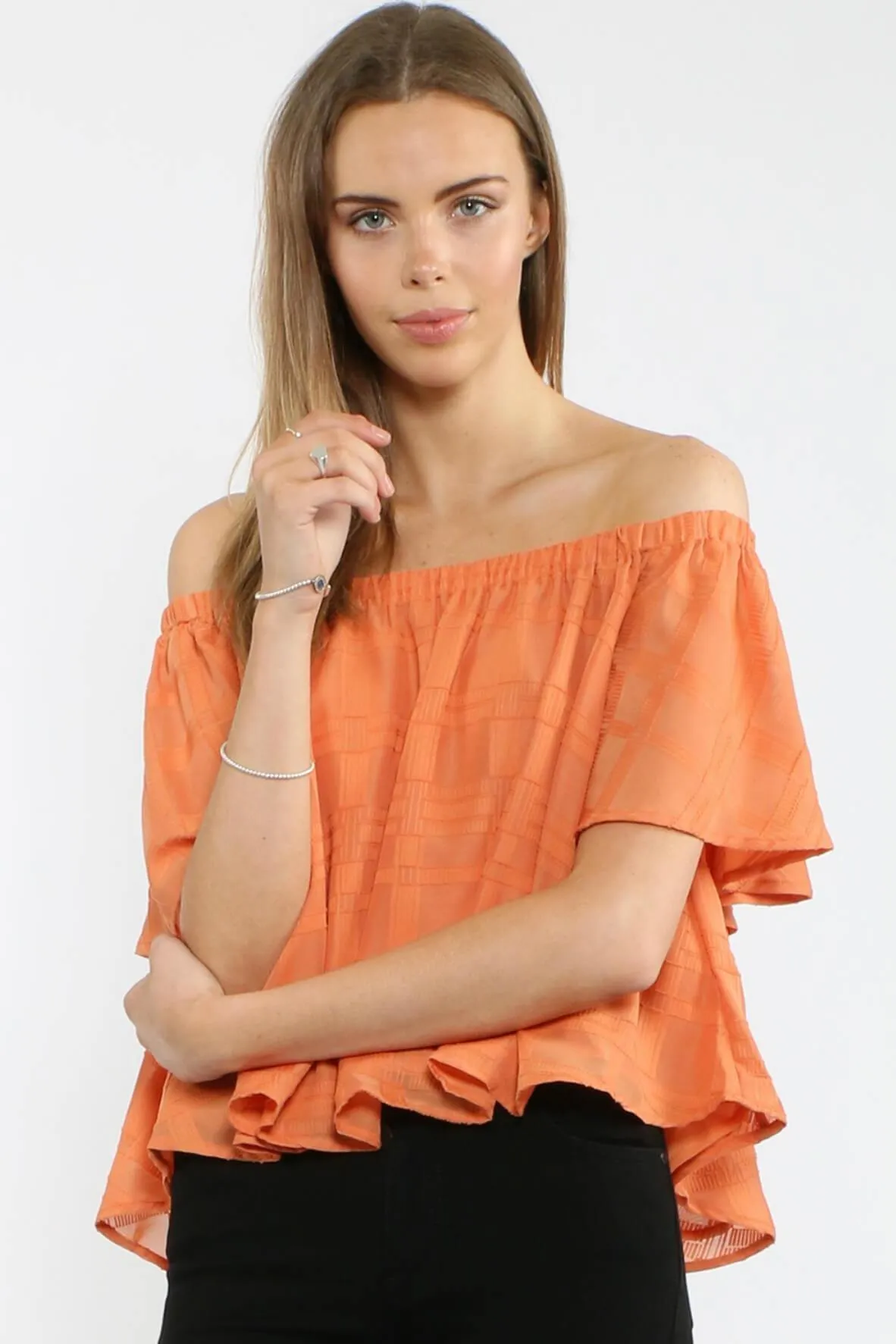 Better Days Ruffle Top