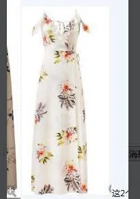 Bohemian Floral Print Summer Dress