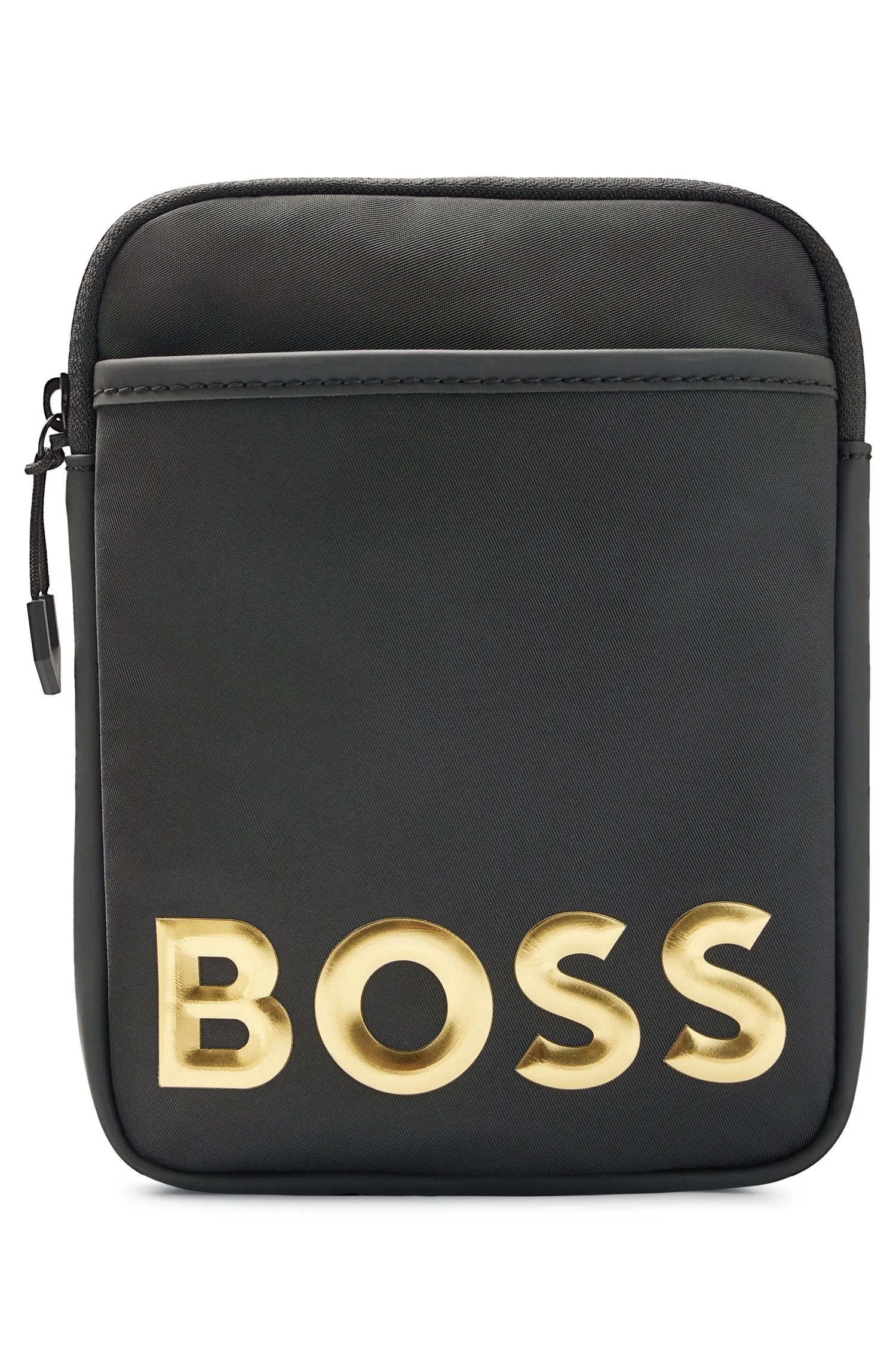 Boss Holiday Crossbody In Black Gold