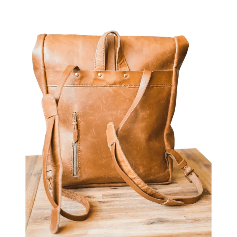 Classic Leather Noah Backpack Tan Edition