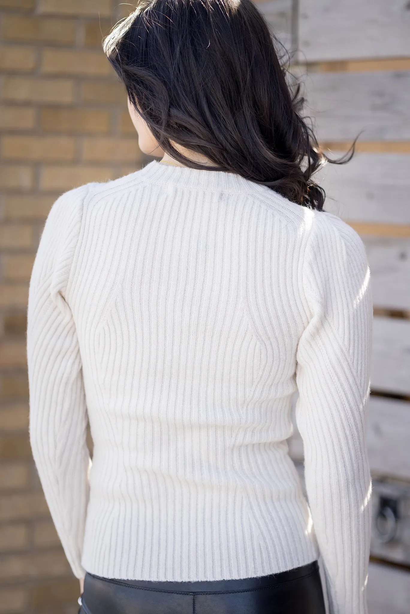 Cream Puff Sweater