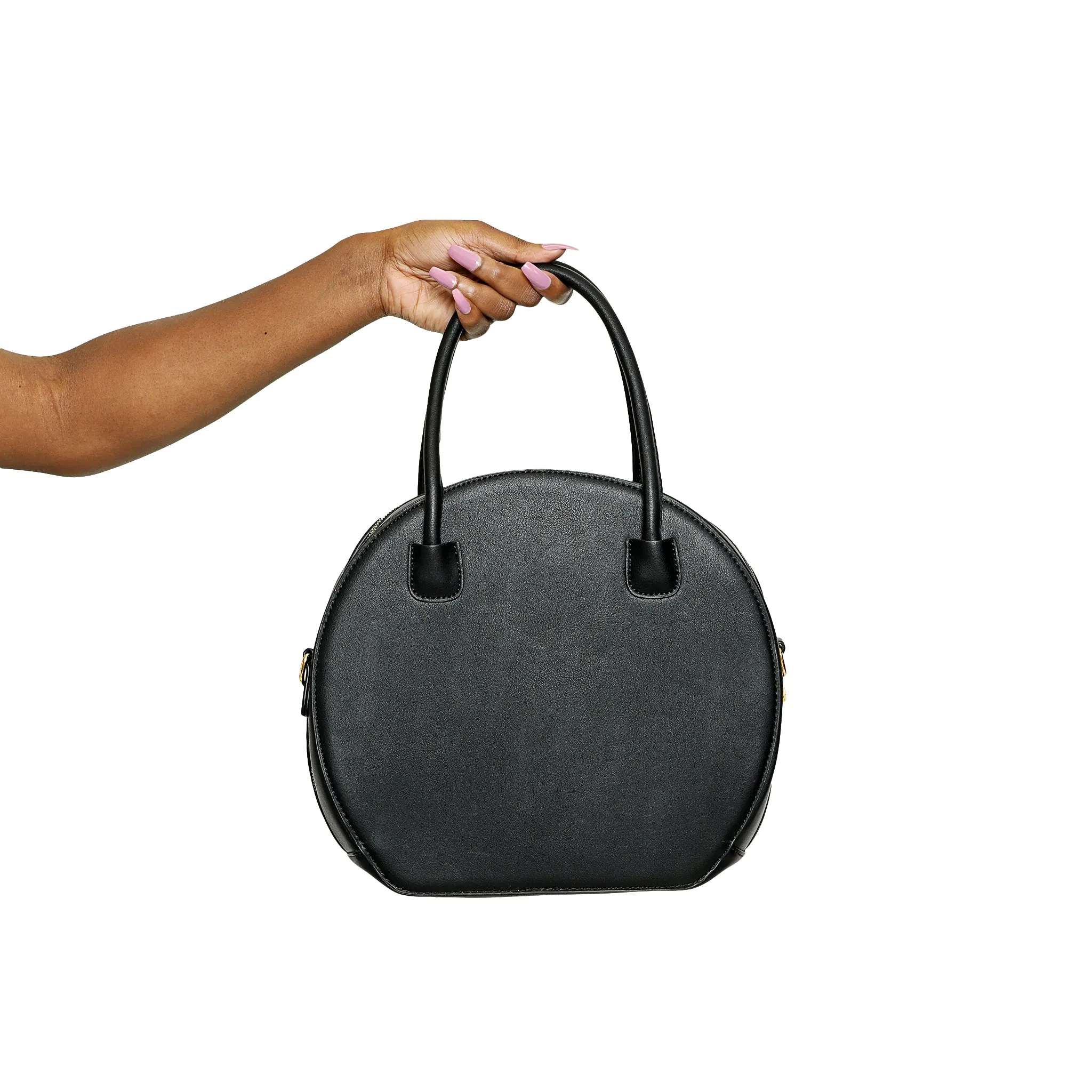 Daily Essentials - Black Top Handle Handbag