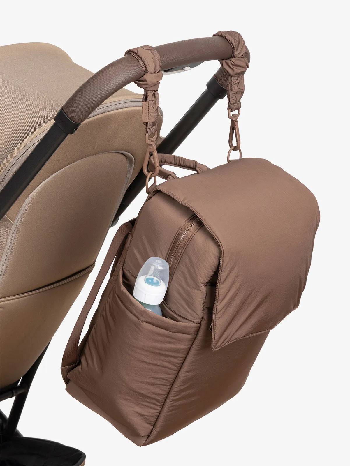 Diaper Backpack with Stroller Straps