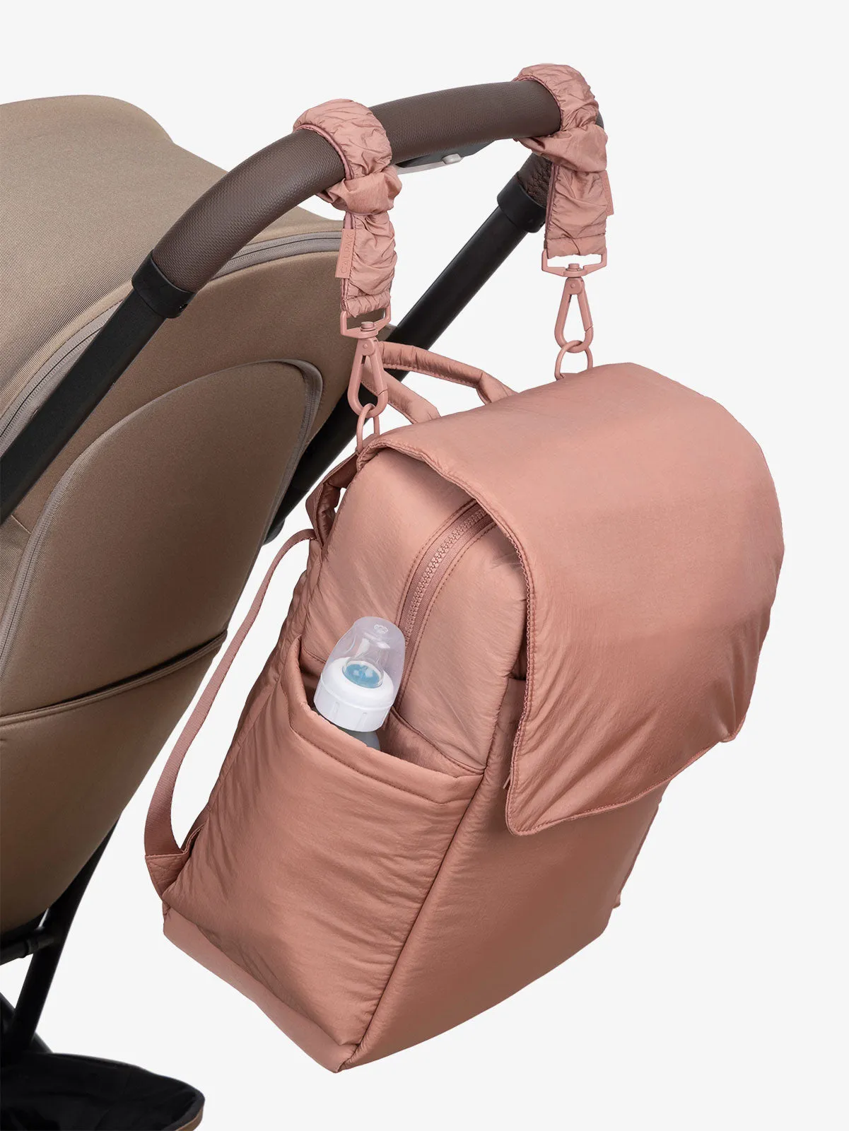 Diaper Backpack with Stroller Straps