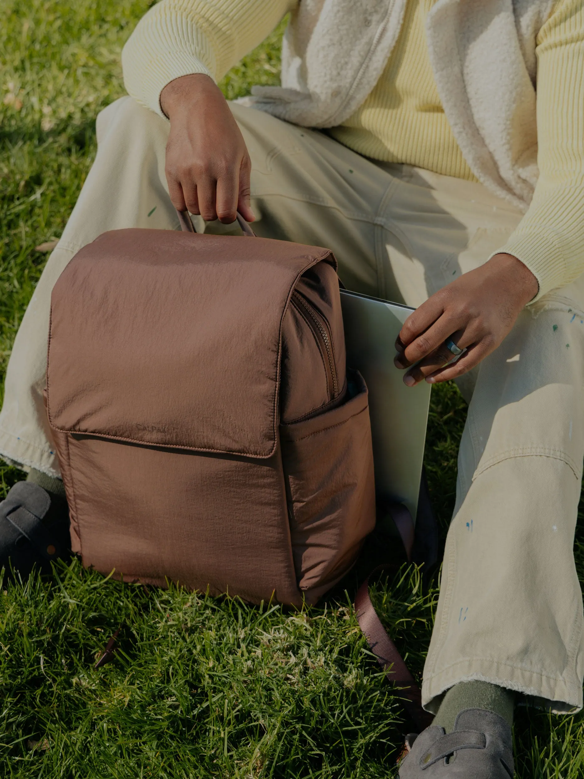 Diaper Backpack with Stroller Straps