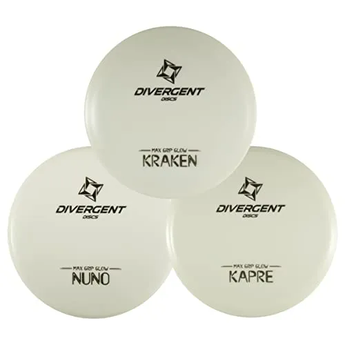 Divergent Glow Disc Golf Set