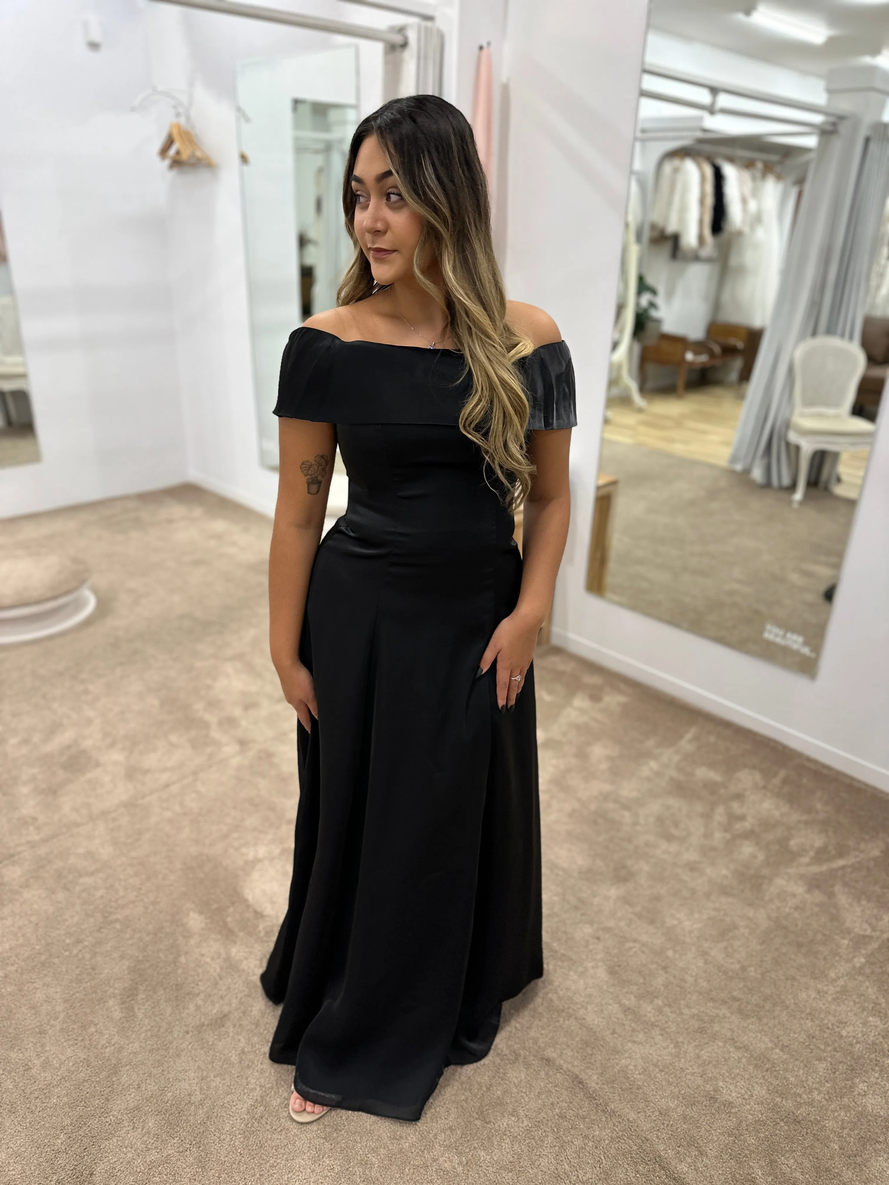 Eloisa Off Shoulder Ball Gown