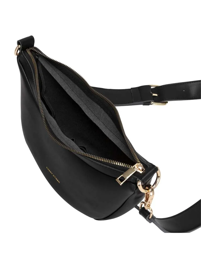 Every Other Slouchy Cross Body Bag - Black