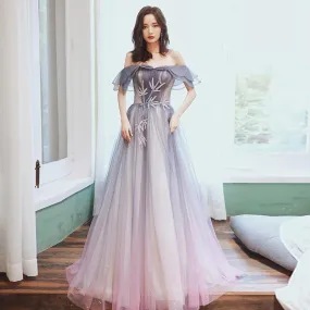 Fashionable Off Shoulder Prom Dress