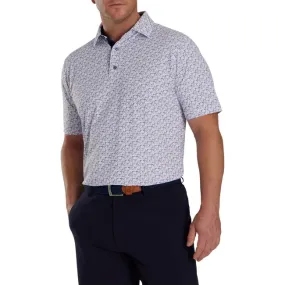 FootJoy Golf Course Doodle Stretch Pique Self Collar