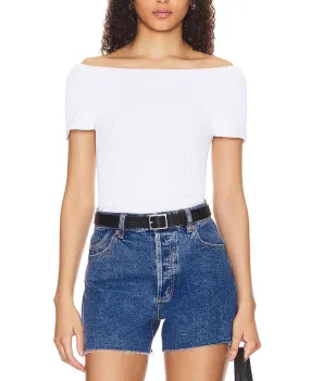 Free People Ribbed Seamless Off Shoulder