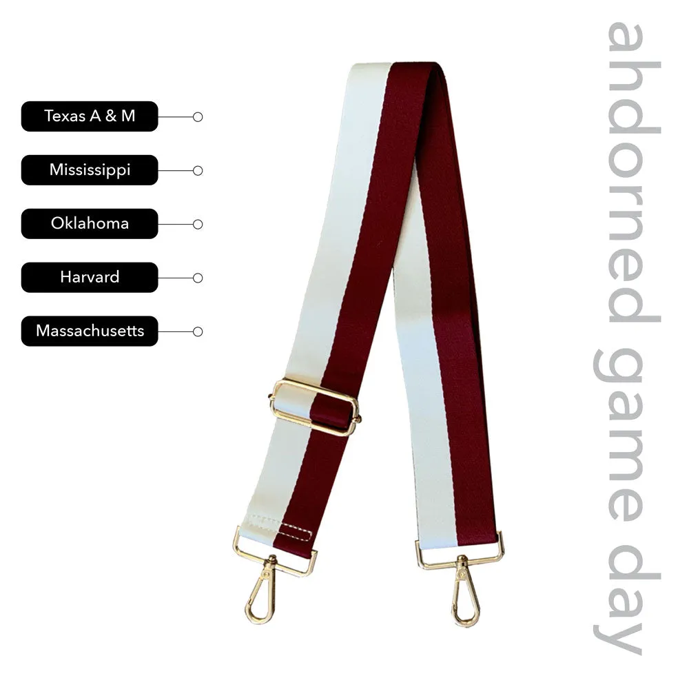 Game Day/Team Spirit  Interchangeable Woven Bag Strap