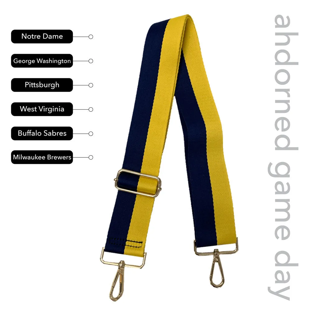 Game Day/Team Spirit  Interchangeable Woven Bag Strap