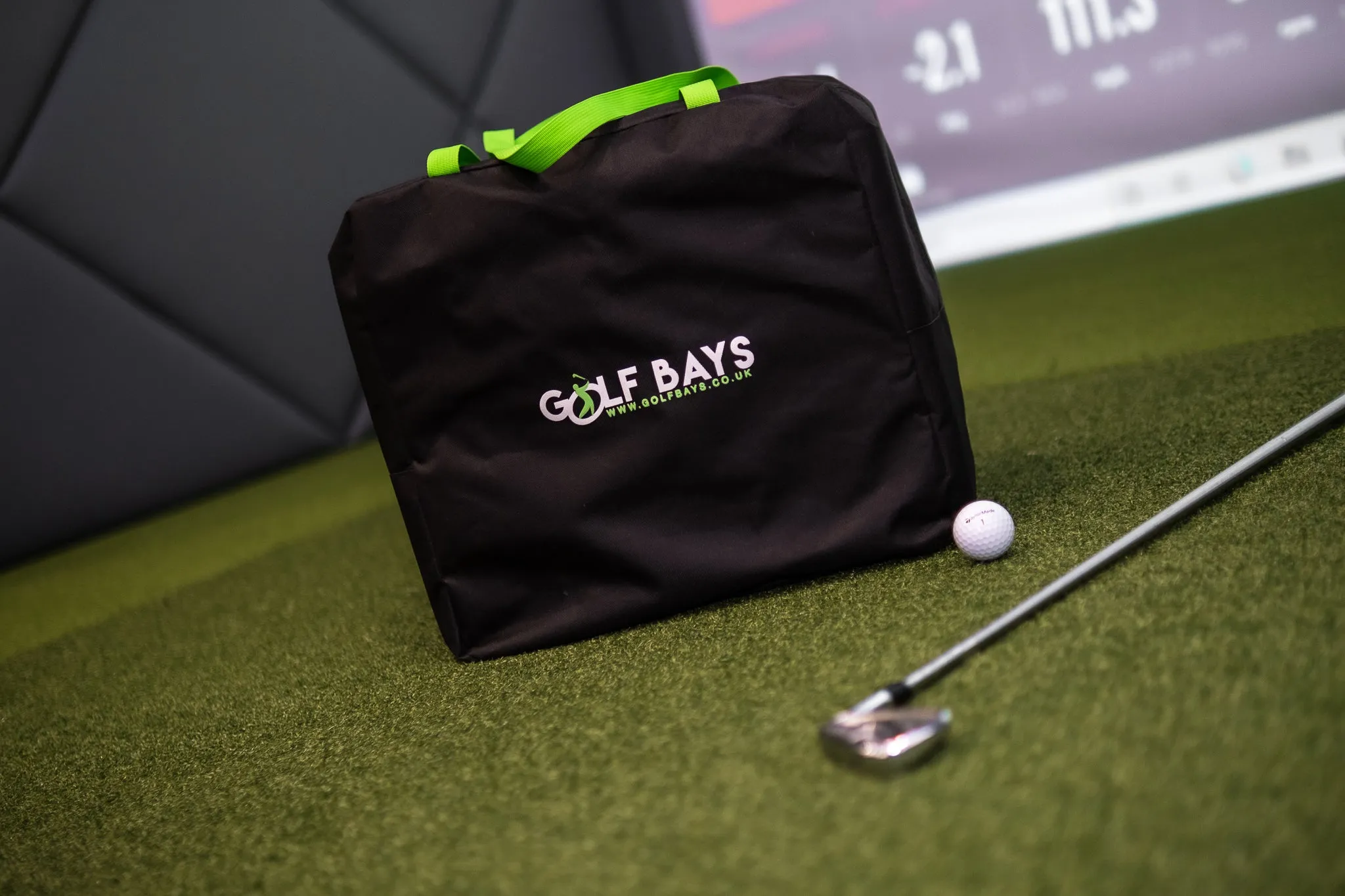 GolfBays Rolling Travel Cover, Black , Includes Free Storage Case & Padlock