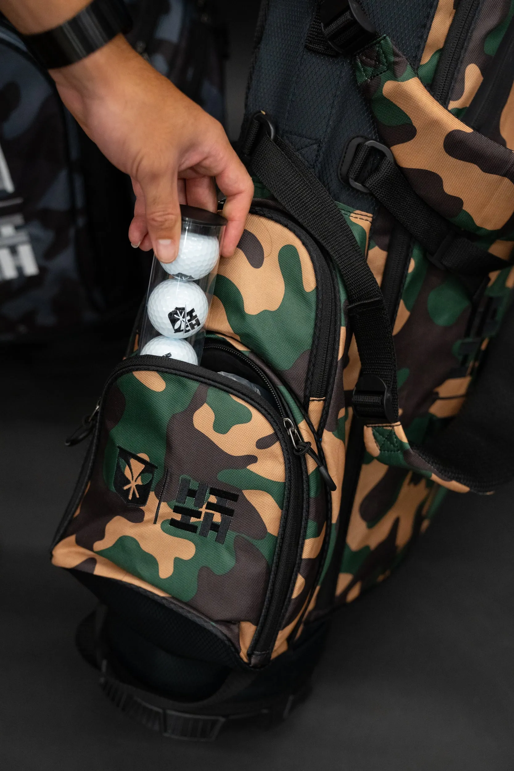 GREEN CAMO GOLF BAGS