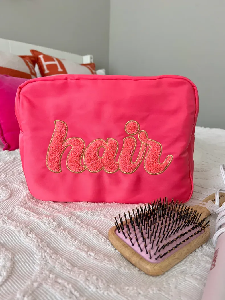 Hair XL Bag - Pink Corduroy