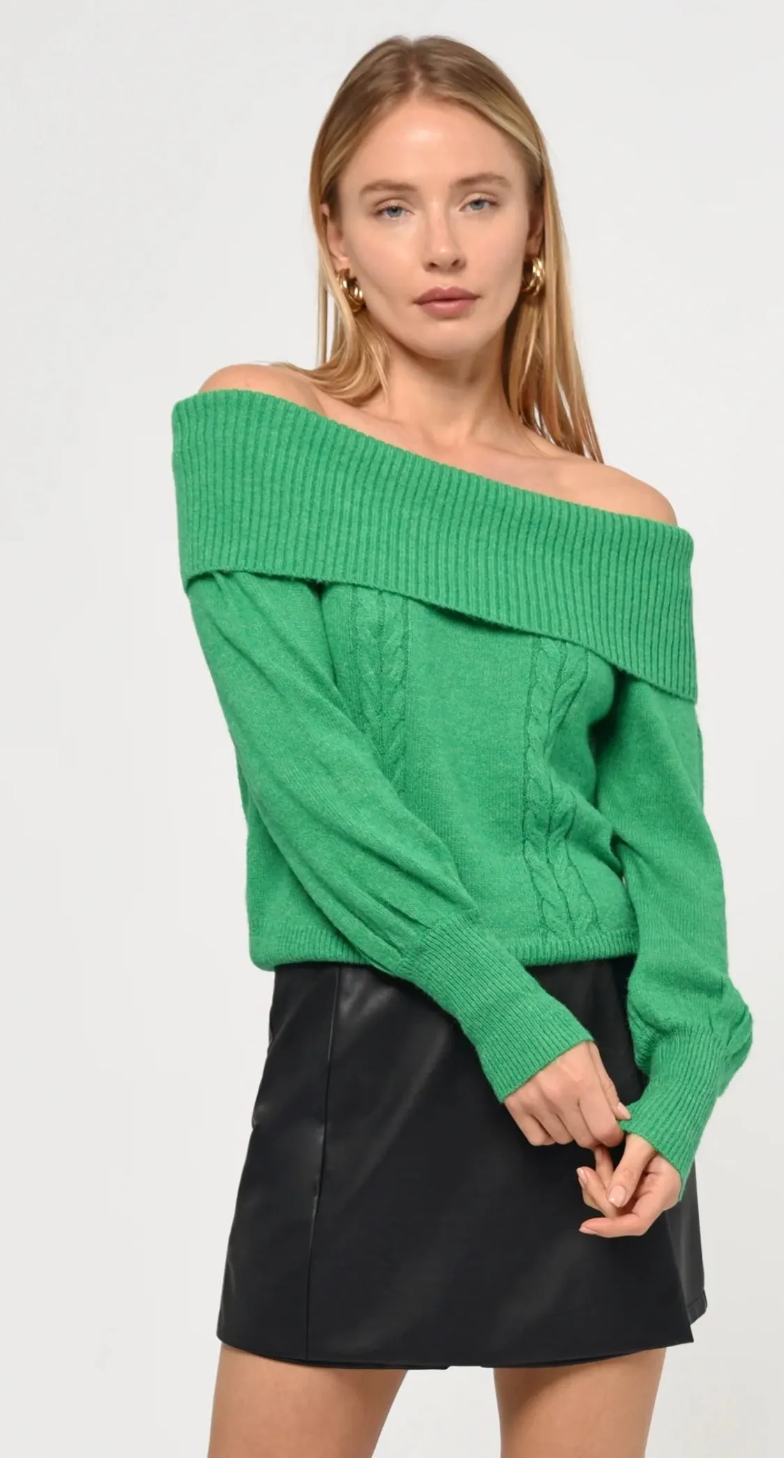 Haley Off Shoulder Sweater