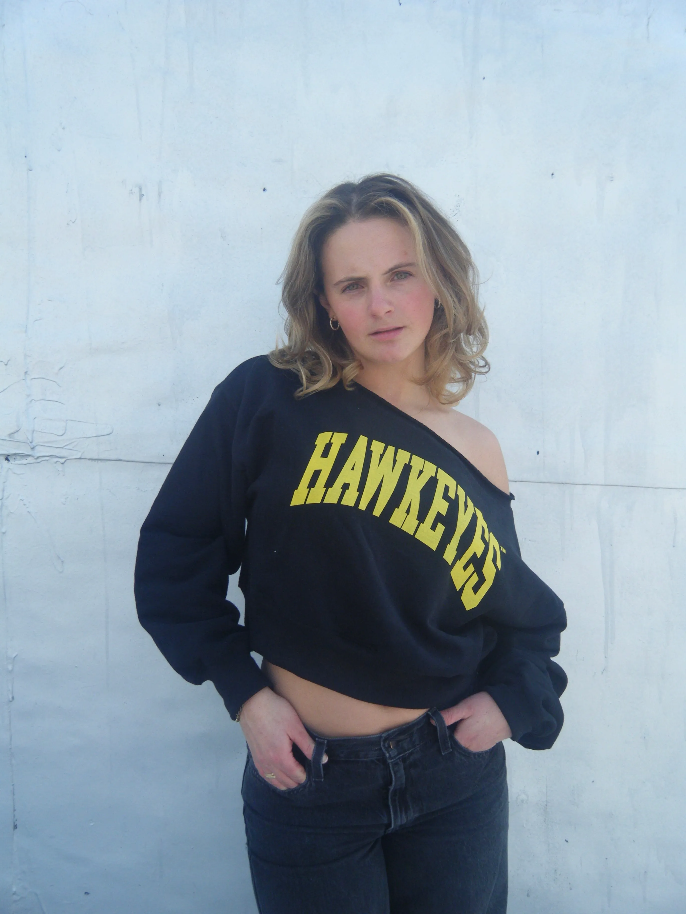 Hawkeyes Off Shoulder Crew