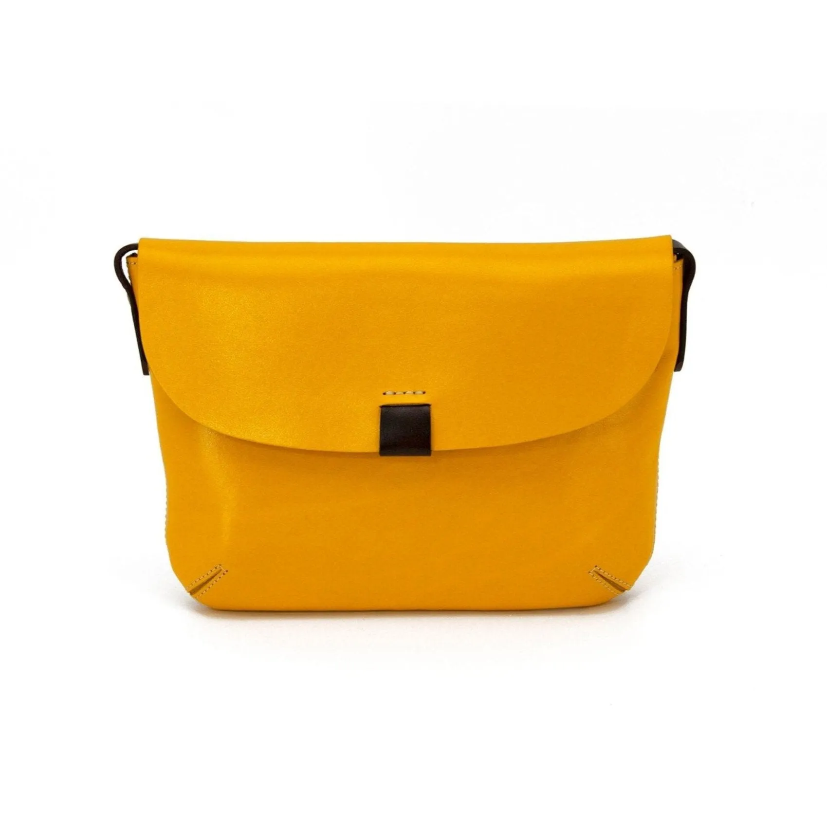 High Quality Leather Handmade Bag, Colour Blocking Flap Bag-i7bags