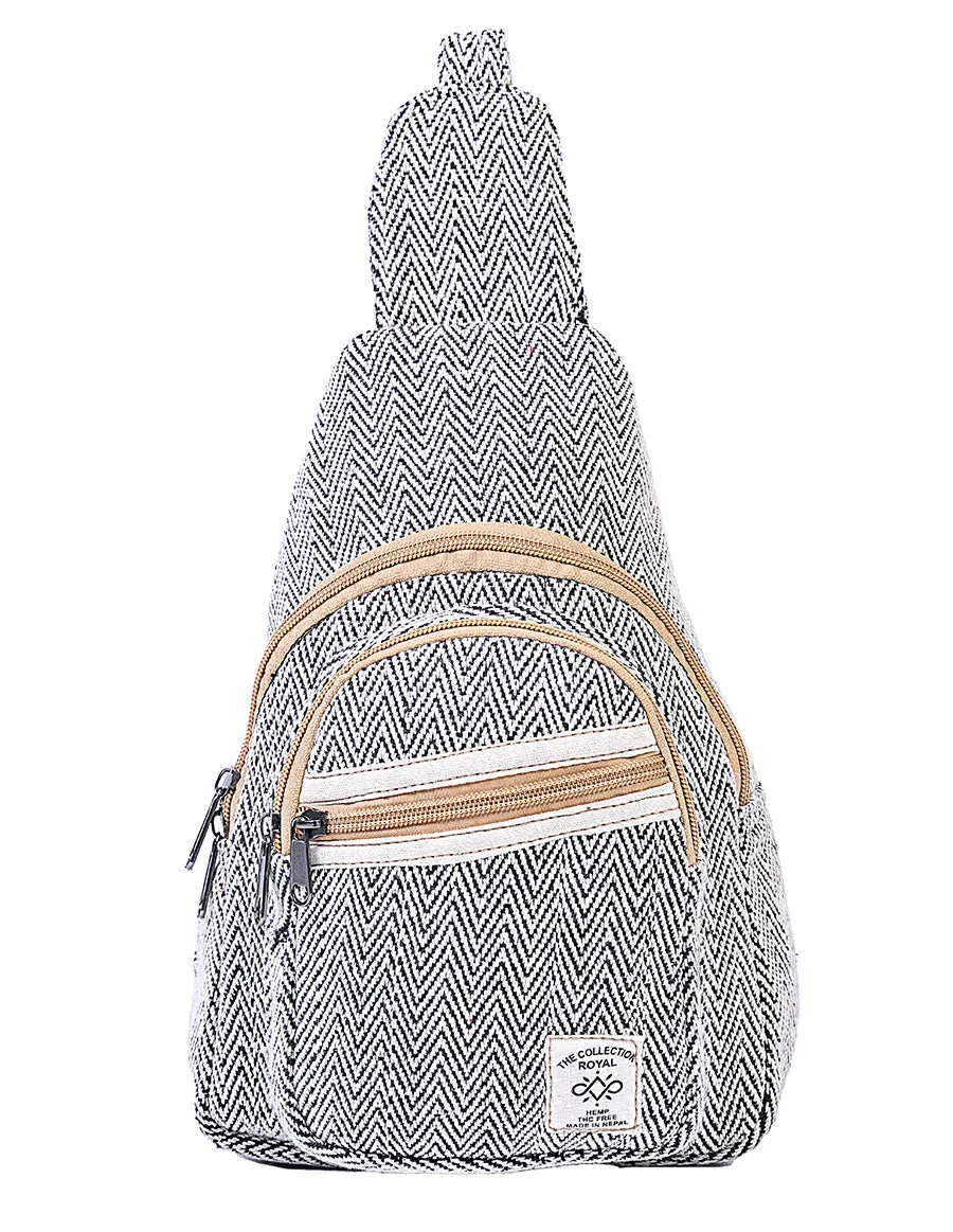 Hippie Boho Cotton Bohemian Crossbody Sling Bag Backpack