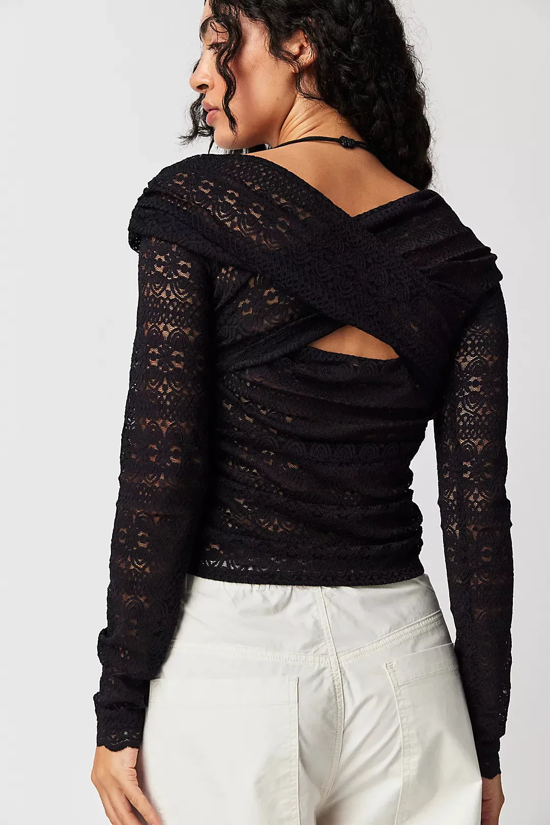 Hold Me Closer Top - Black