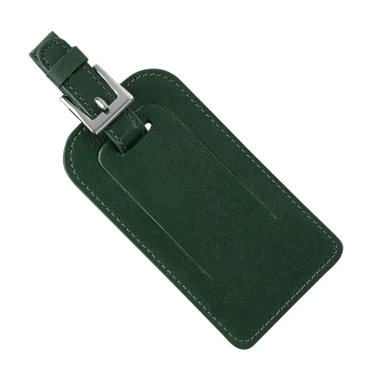 Leather Luggage tags - Traditional, Goatskin and Crocodile