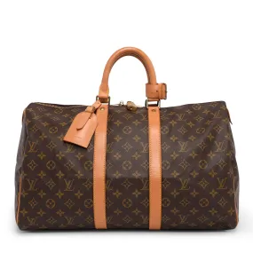 Louis Vuitton Monogram Canvas Keepall 45