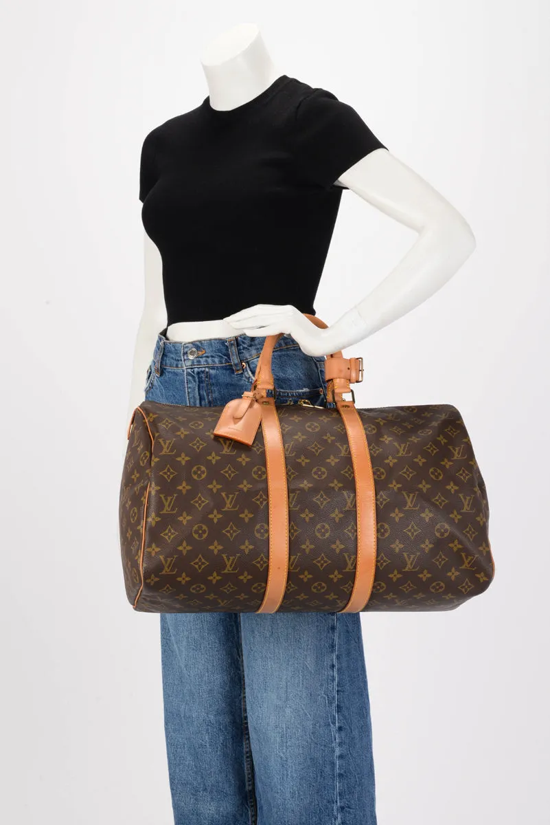 Louis Vuitton Monogram Canvas Keepall 45