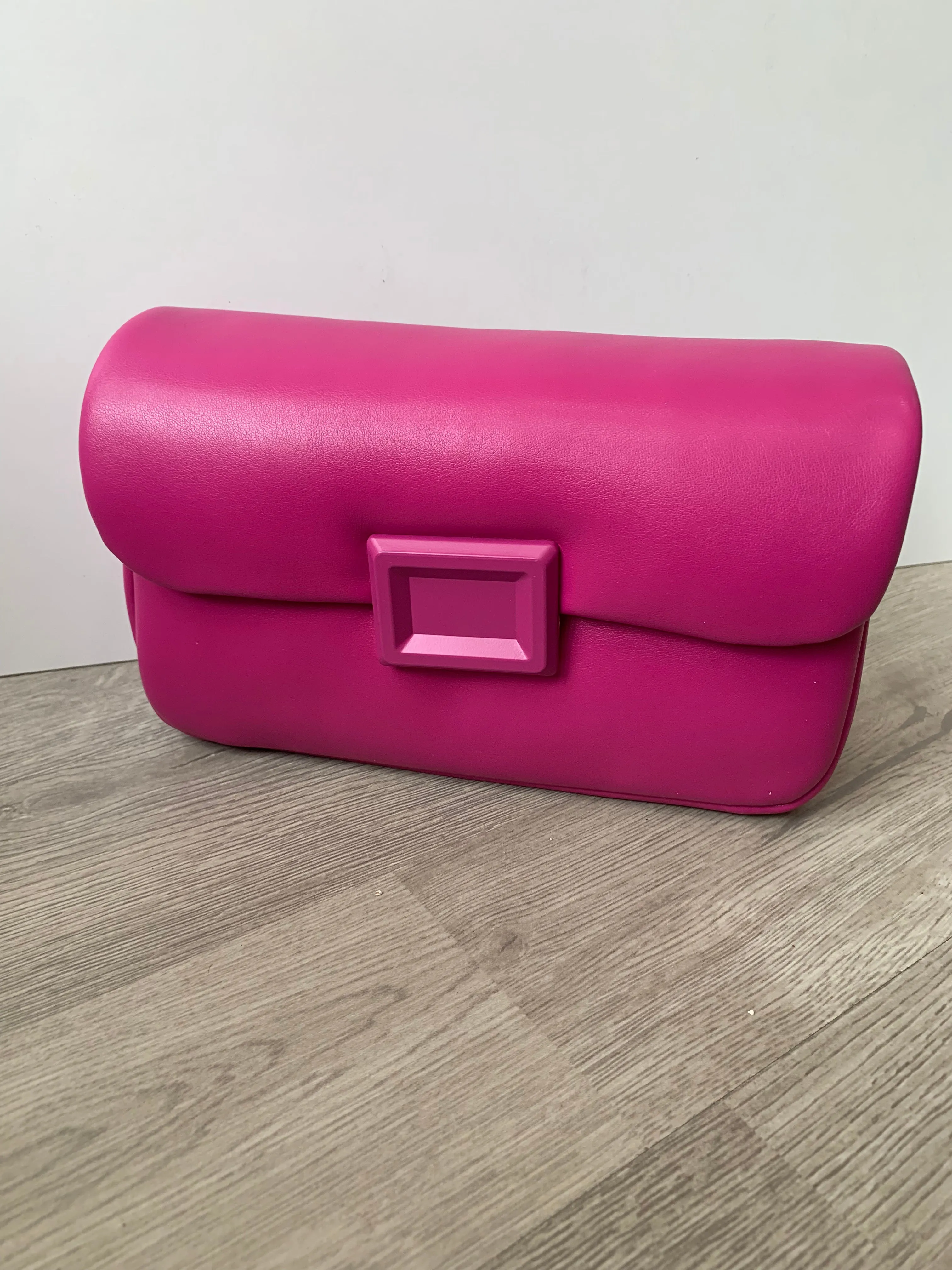 Magenta Square Pillow Bag