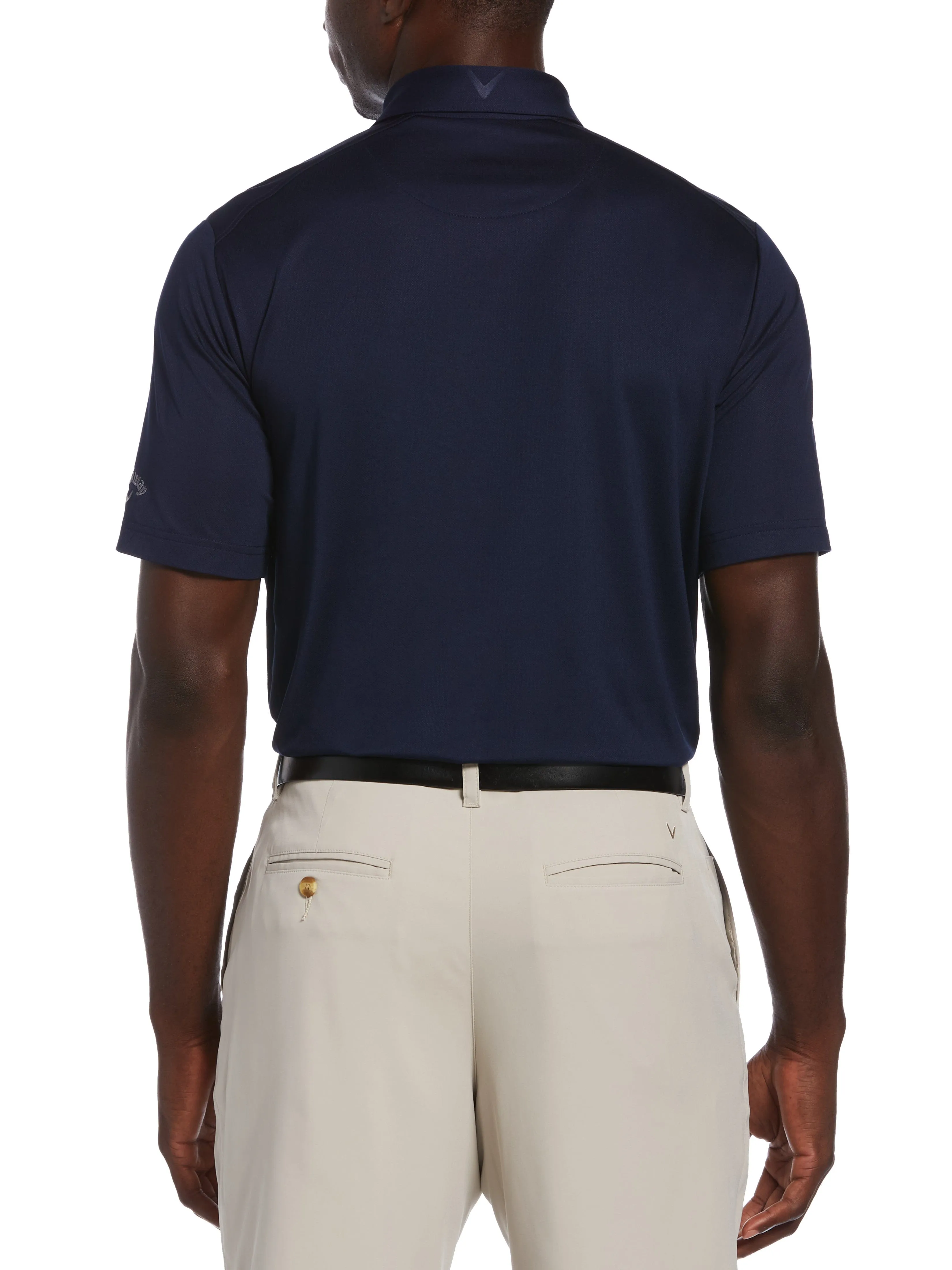 Mens Cooling Micro Hex Polo