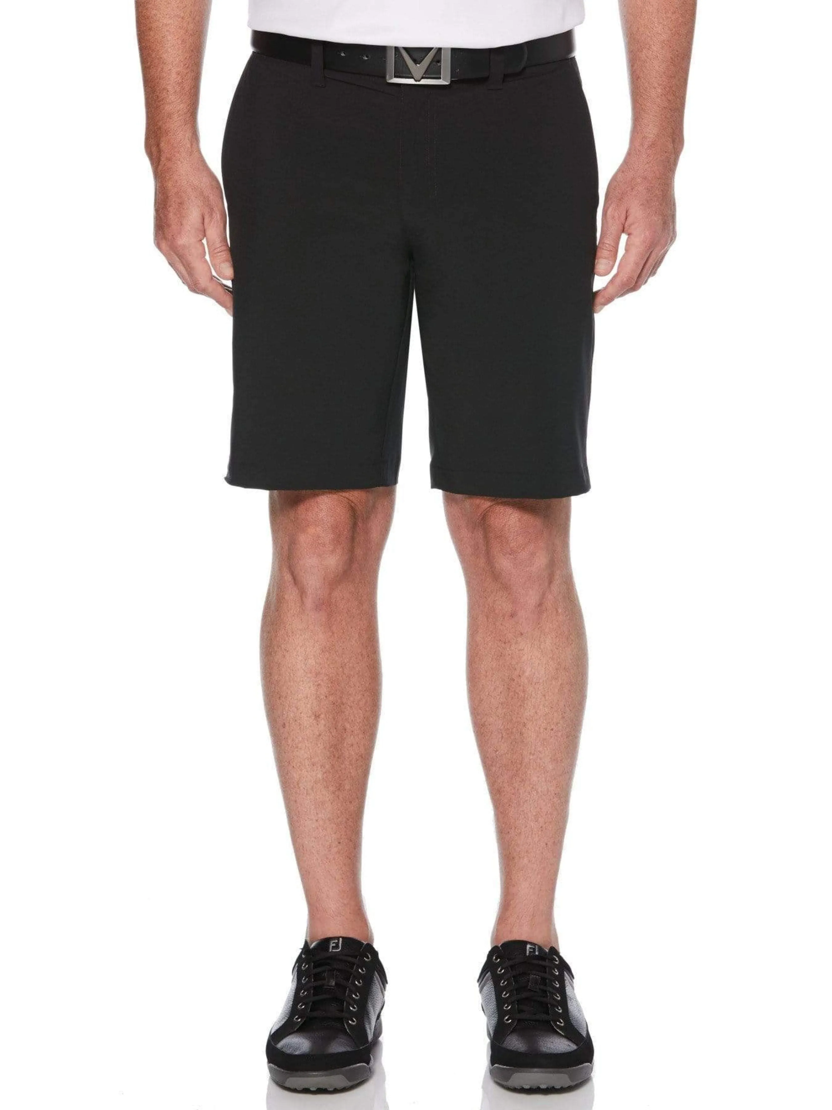 Mens Flat Front Stretch Golf Short