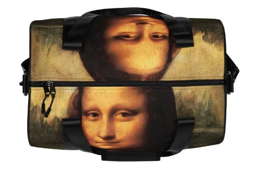 Mona Lisa Gym Sports Bag Weekender Luggage Artist Duffel Bag