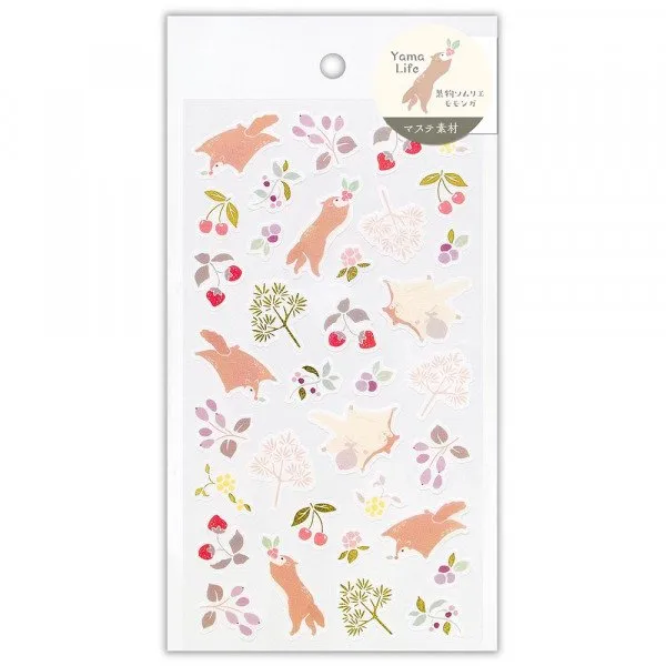 NB Washi Paper Mountain Life Large Stickers