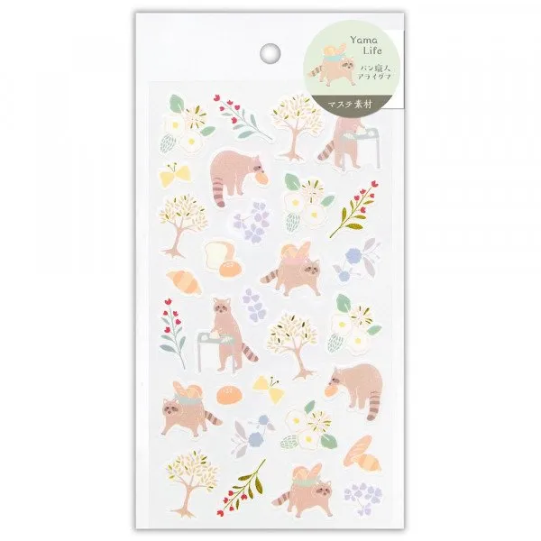 NB Washi Paper Mountain Life Large Stickers