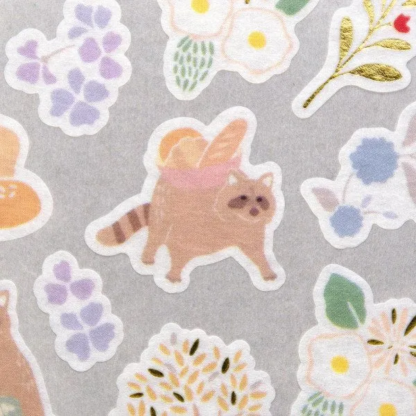 NB Washi Paper Mountain Life Large Stickers