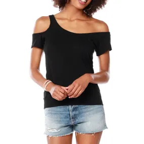 One Shoulder Cut Out Tee